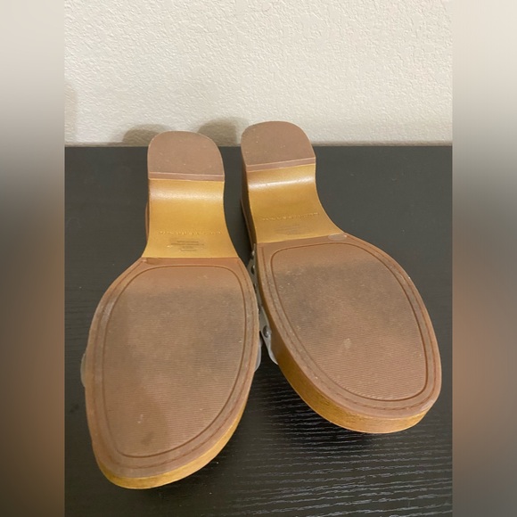 Lucky Brand Fallyn Vinyl Flower Slide Sandals - Clear, Size 7 - Picture 7 of 7